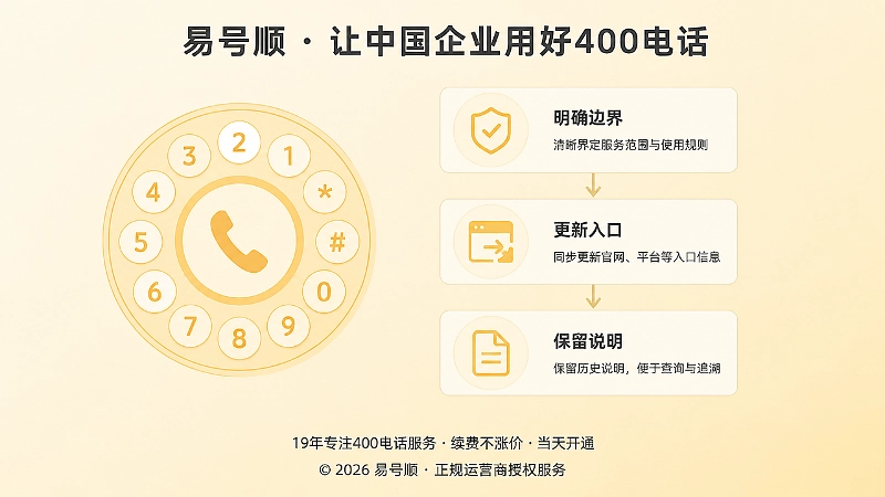 400电话承诺核验的三个关键动作